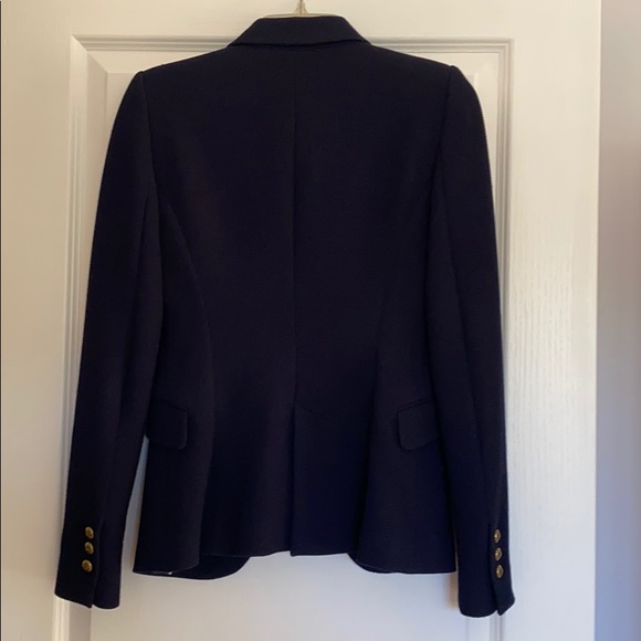 Zara Textured Navy Blazer - Picture 6 of 11
